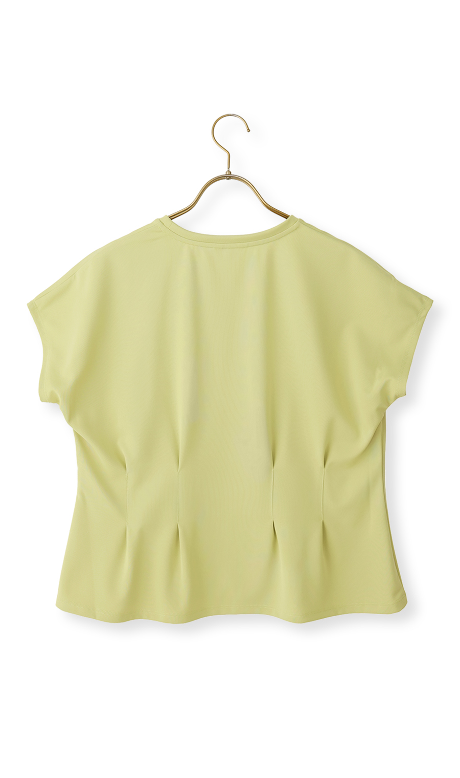 透けないカットソー【半袖】【ペプラム】【＃すご】【WEB限定サイズあり】 ミント S