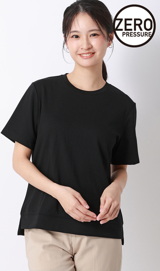 ゼロプレッシャーカットソー【クルーネック】【涼】【半袖】