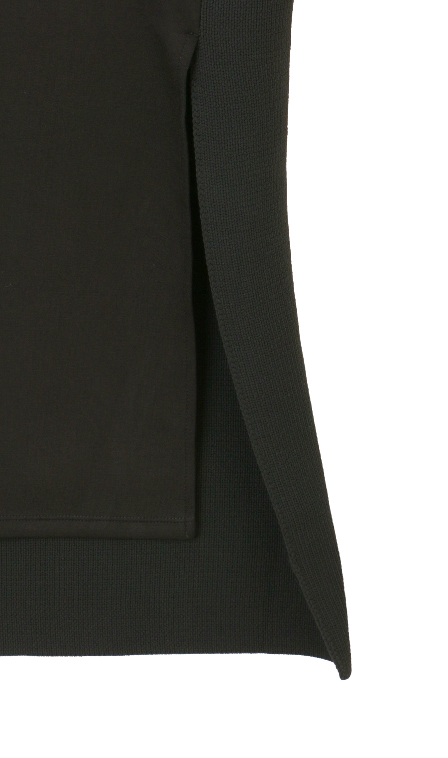 ダンボールニット×エステルジレ【WEB限定】 ブラック M