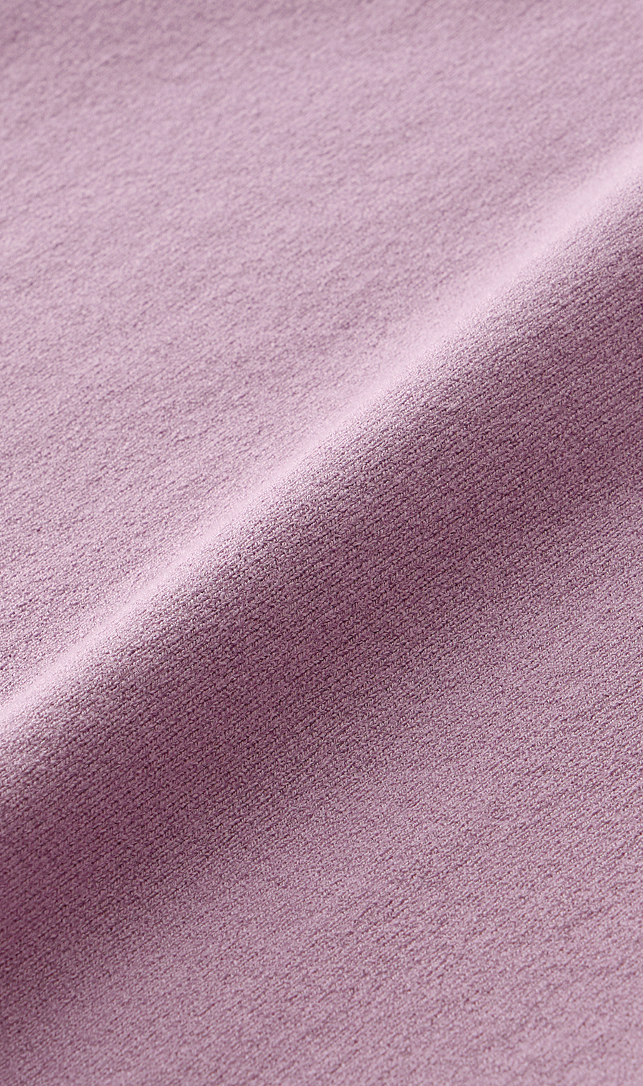 ハイネック天竺ニットプルオーバー【長袖】 ピンク S