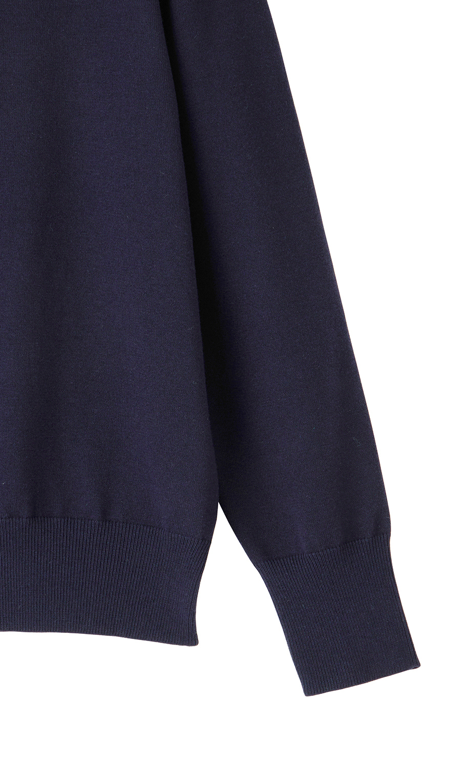 メタルボタン天竺カーディガン【前後2WAY】【長袖】 ネイビー LL