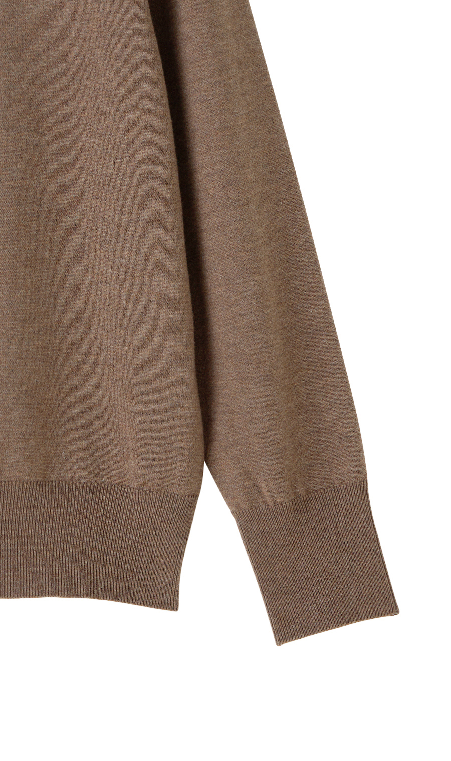 メタルボタン天竺カーディガン【前後2WAY】【長袖】 ブラウン S