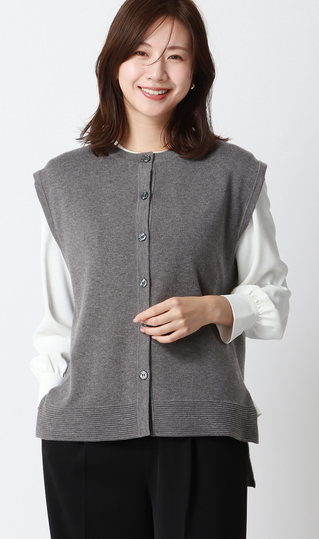 ニットジレ【ノースリーブ】