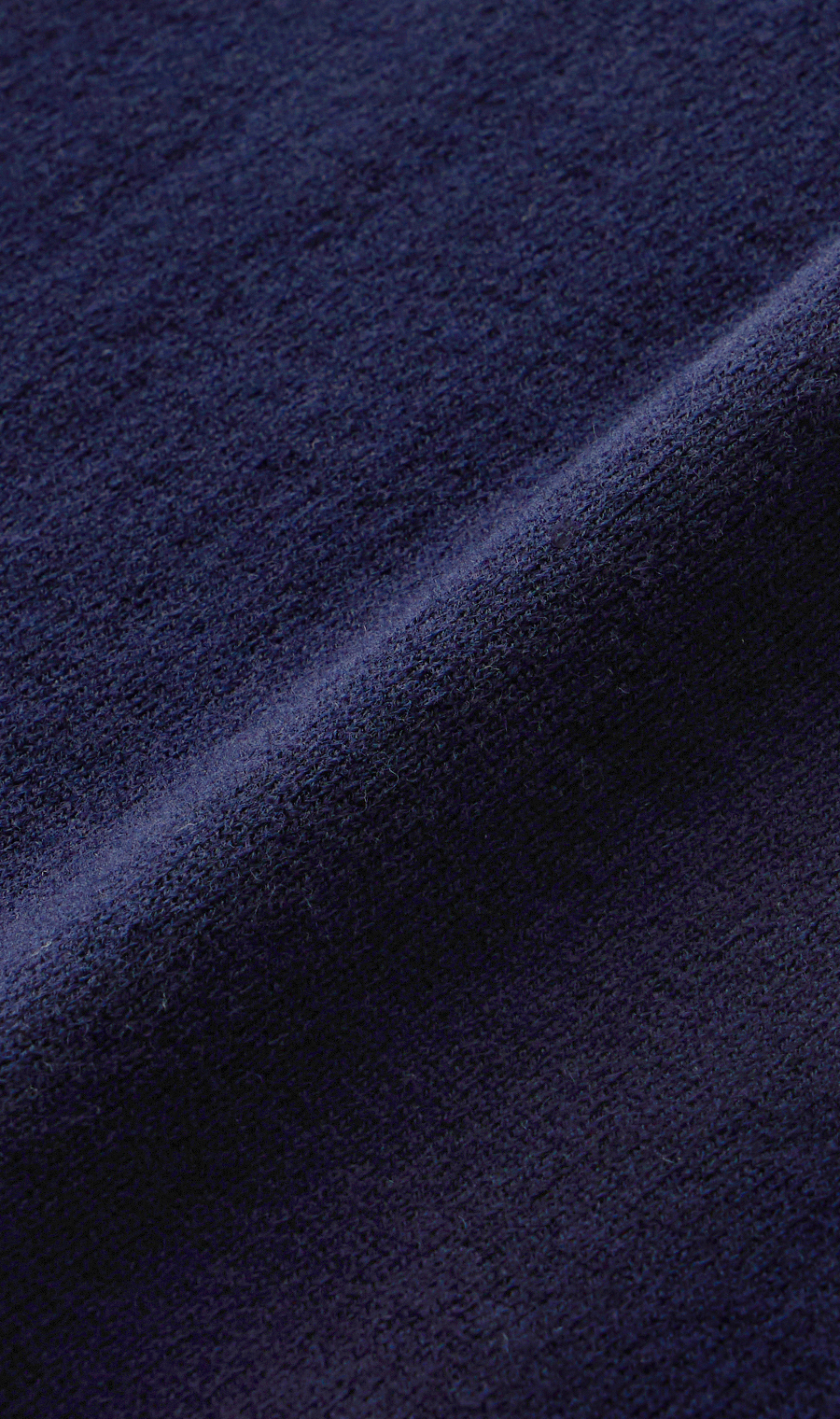 【毛球CLEAR針織】 V領平針織針織藏青色S