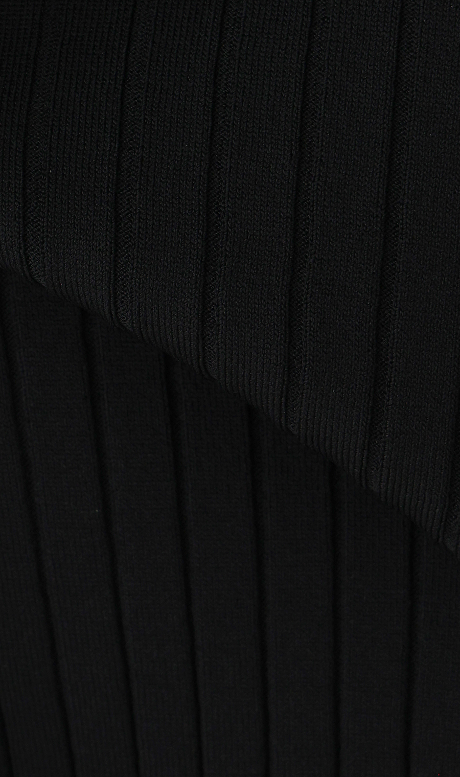 Vネックワイドリブカーディガン【長袖】 ホワイト M