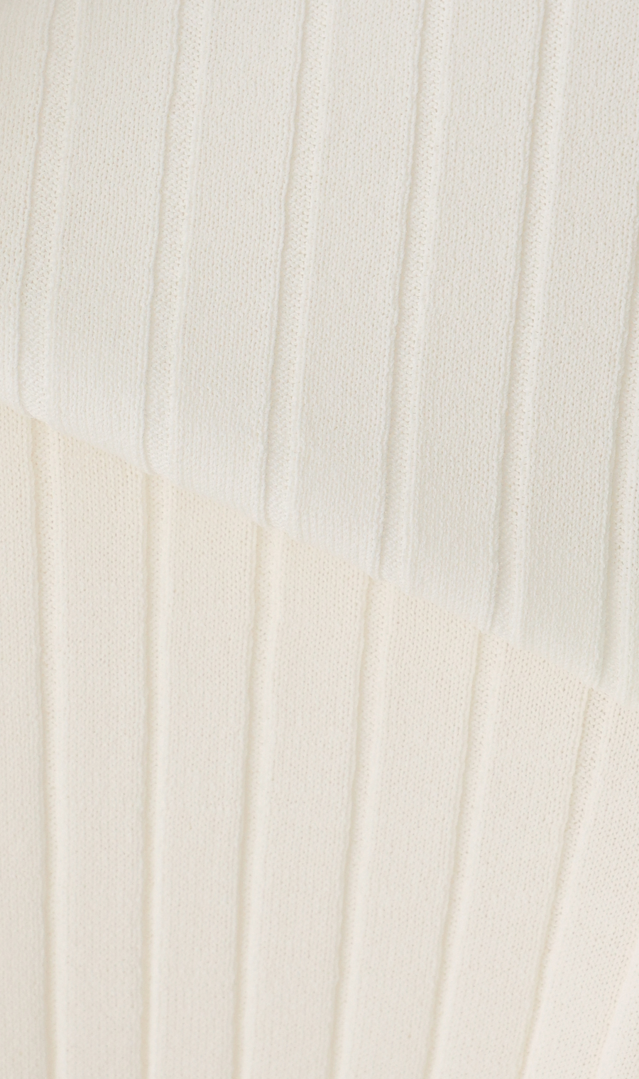 Vネックワイドリブカーディガン【長袖】 ブラック M