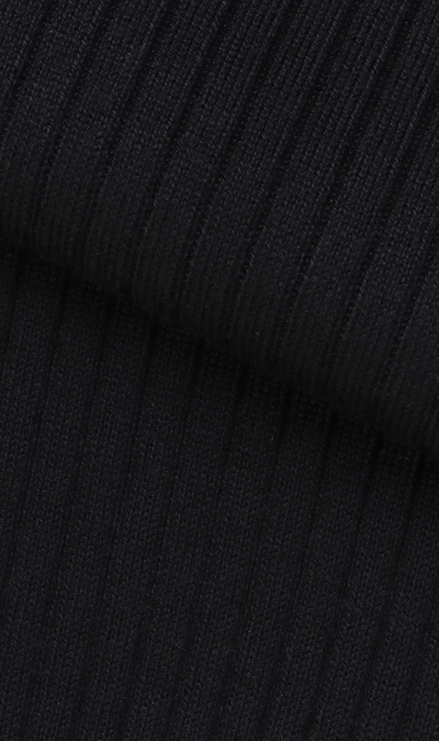 タートルネックニットプルオーバー《長袖》 ブラック S