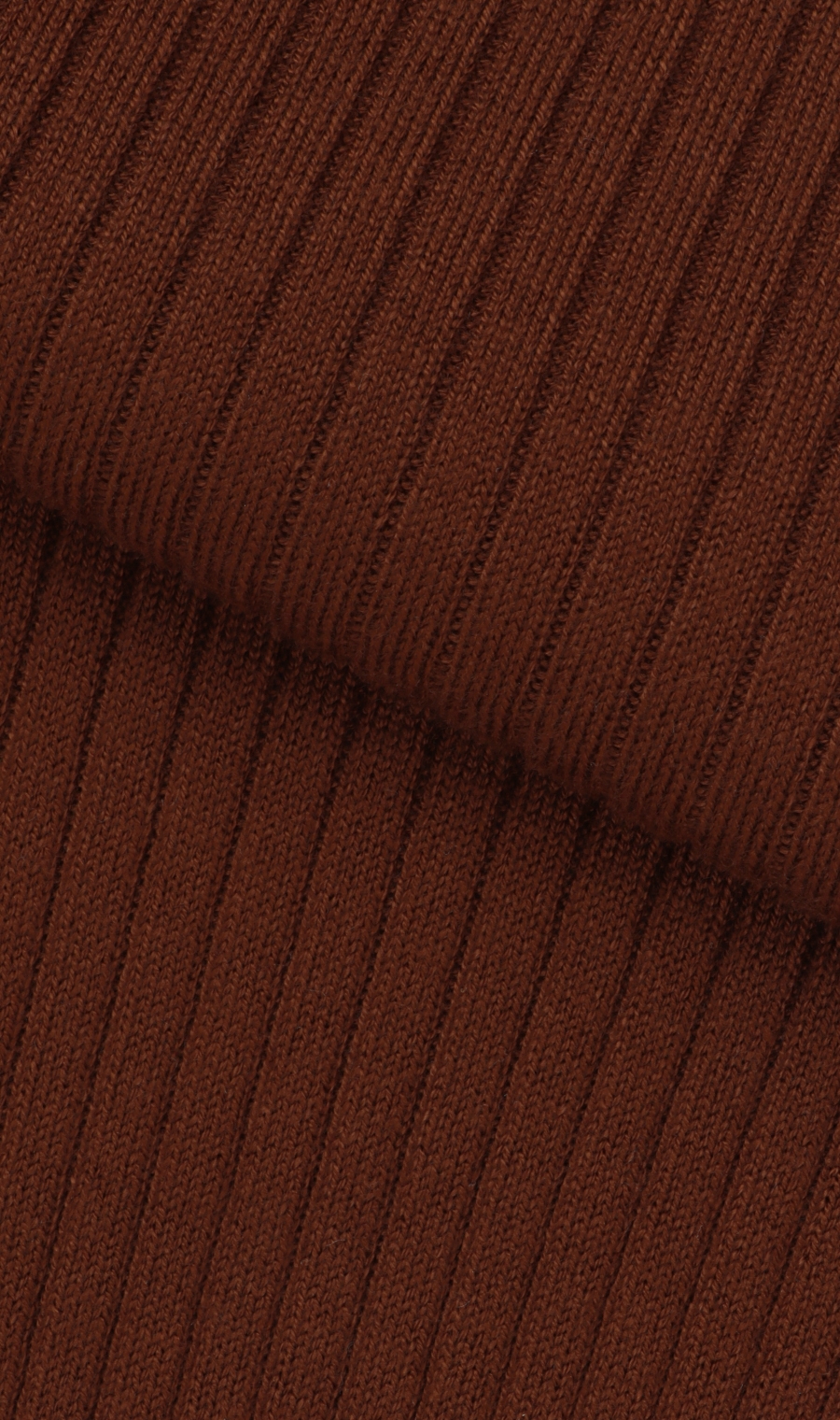 タートルネックニットプルオーバー《長袖》 ブラウン S