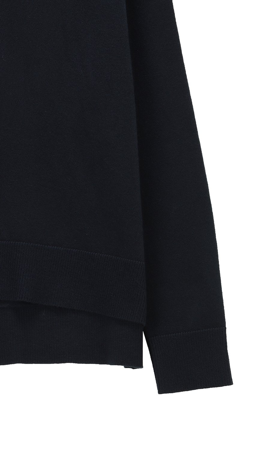 クルーネックニットプルオーバー《長袖》 ネイビー S