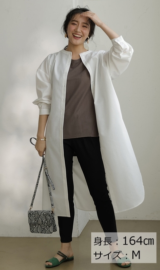 ■着まわし自在シャツワンピース《ウォッシャブル》《WEB限定》