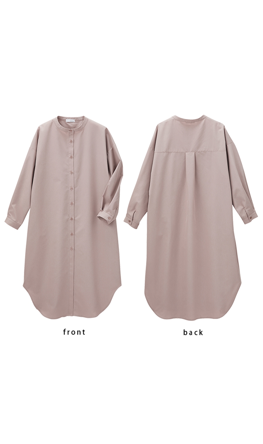 ■着まわし自在シャツワンピース《ウォッシャブル》《WEB限定》 ホワイト 3L