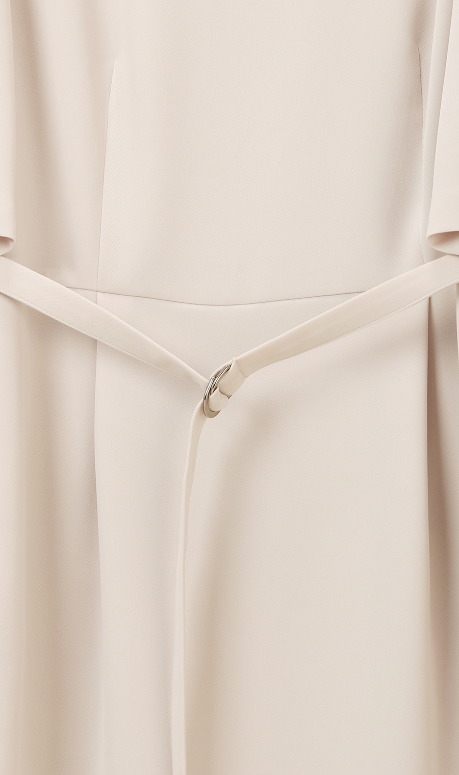 ワンピース《ベルト付き》《セットアップ着用可》 ベージュ M