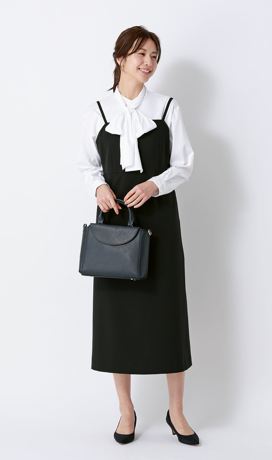 キャミワンピース【セットアップ着用可】 ブラック M