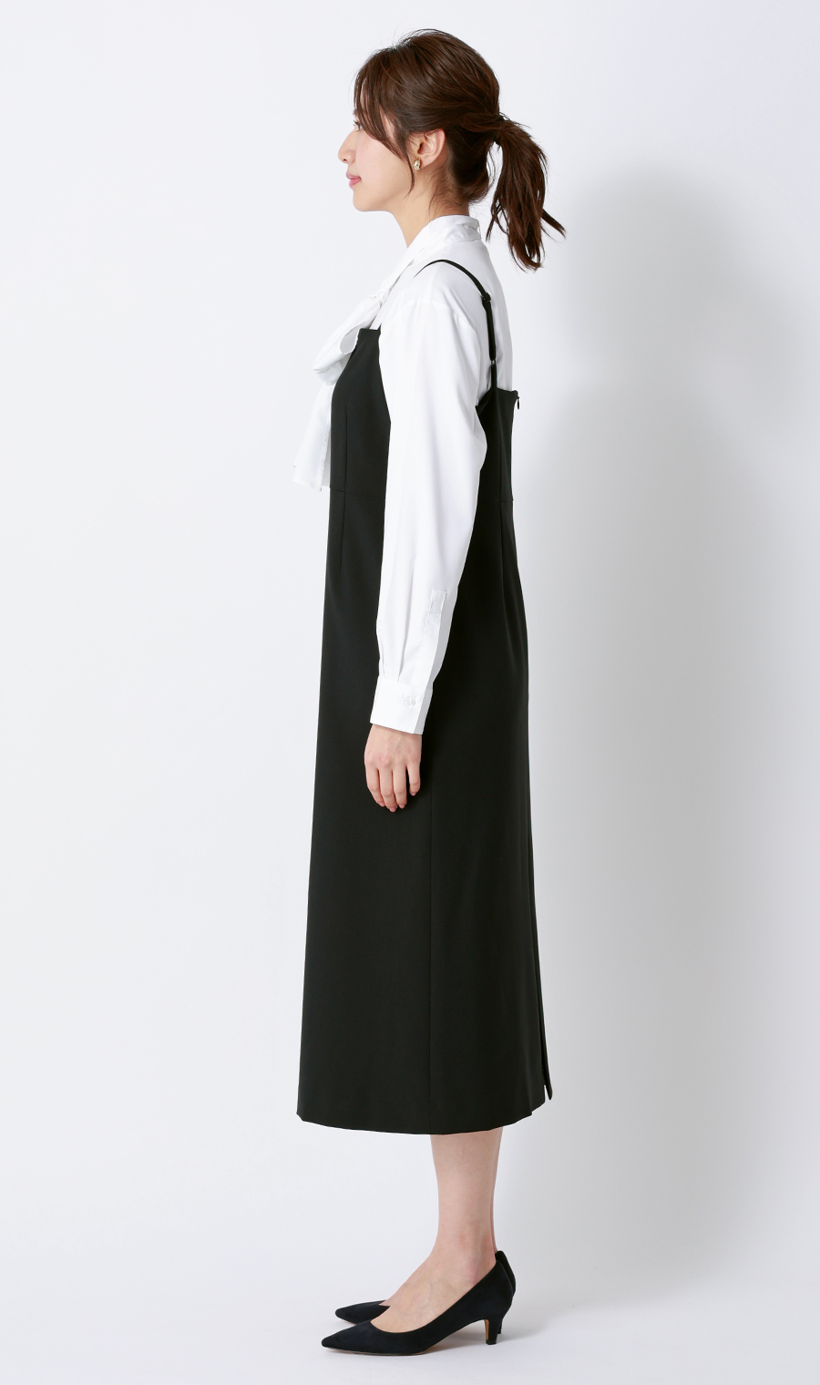 キャミワンピース【セットアップ着用可】 ブラック M