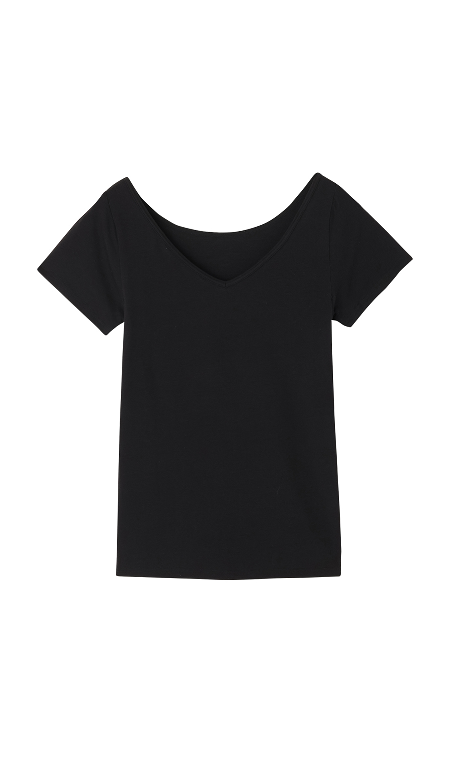 ■2分袖インナー【Atsugi】【WEB限定】 ブラック M