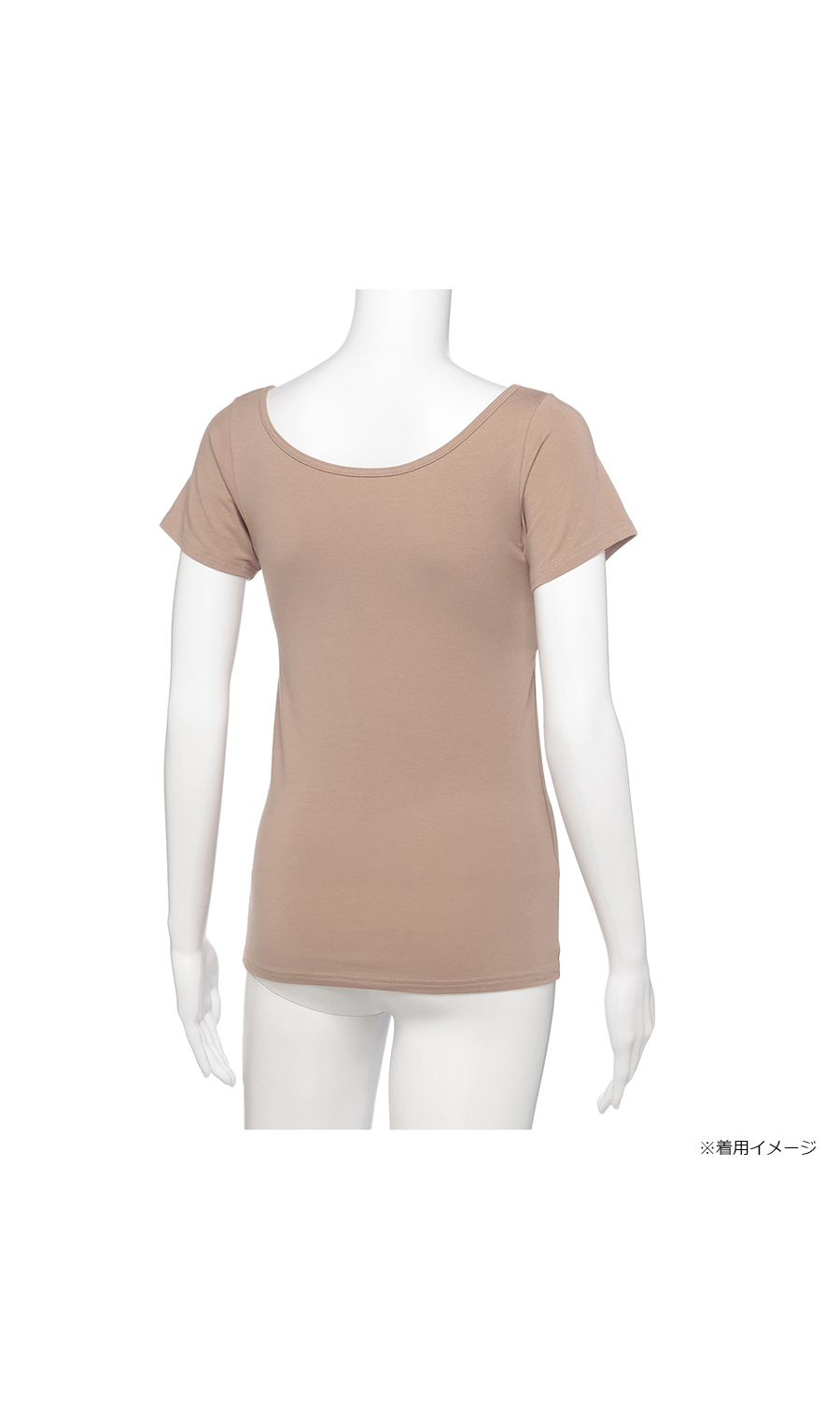 ■2分袖インナー【Atsugi】【WEB限定】 ブラック M