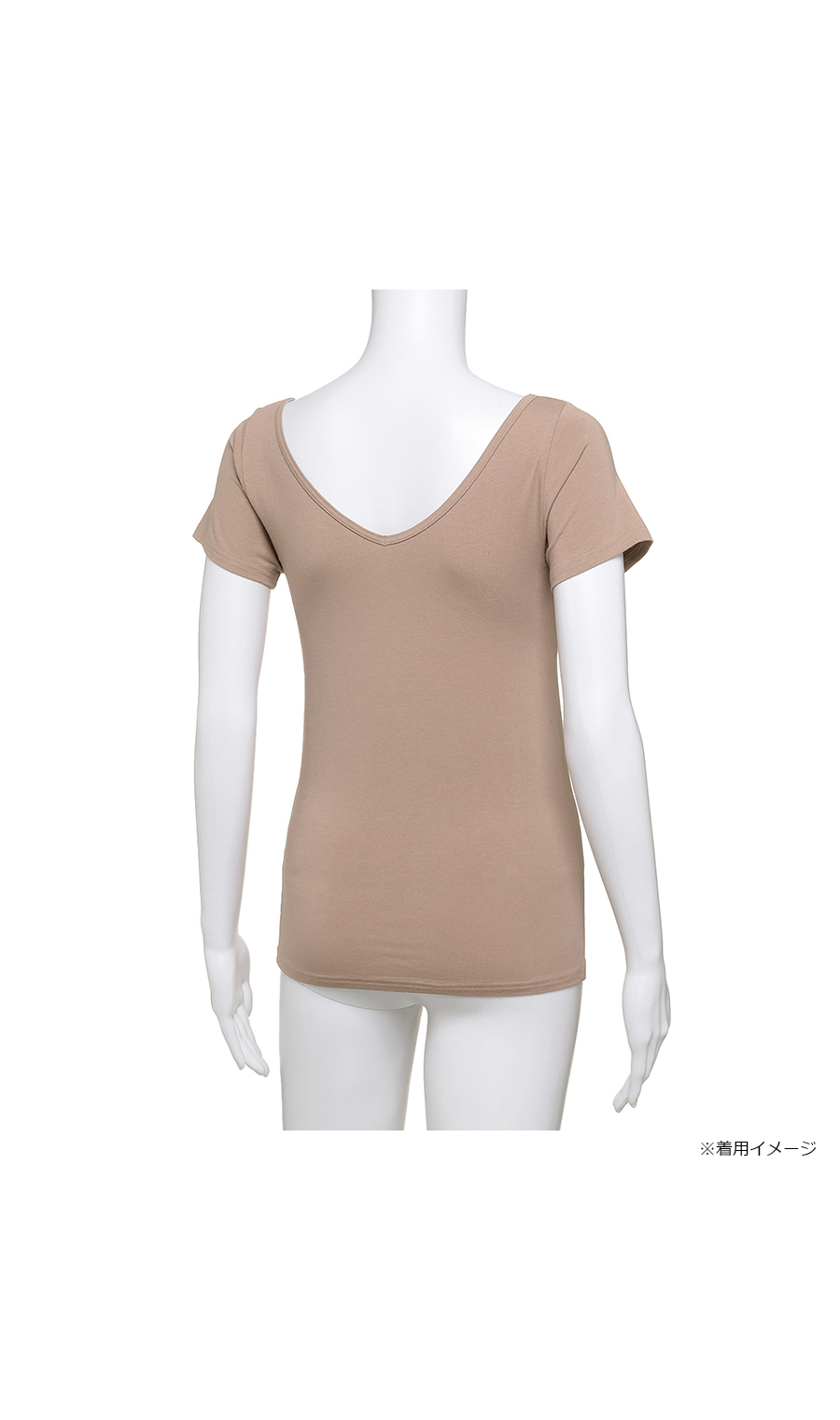 ■2分袖インナー【Atsugi】【WEB限定】 グレー M