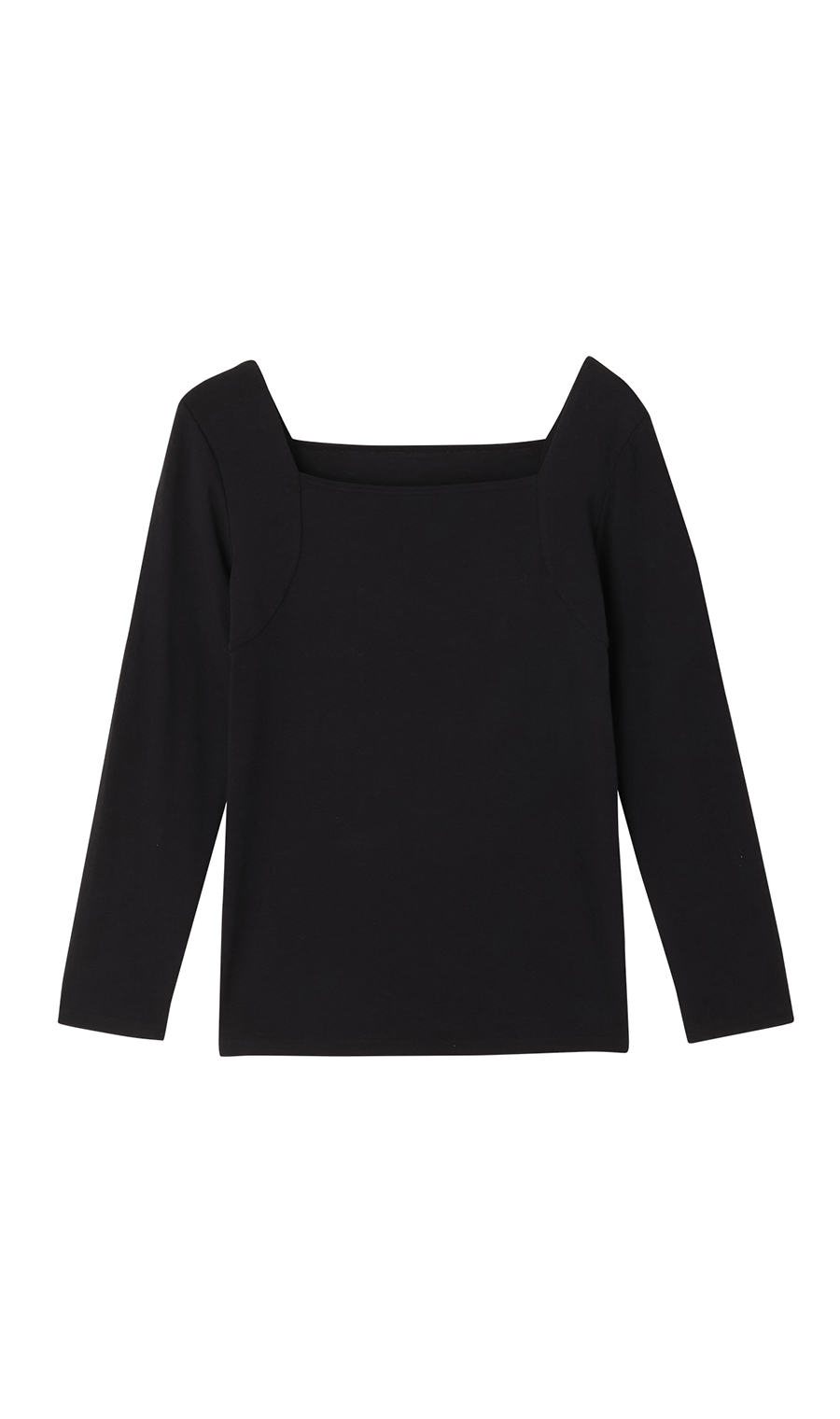 ■8分袖インナー【Atsugi】【WEB限定】 ブラック M