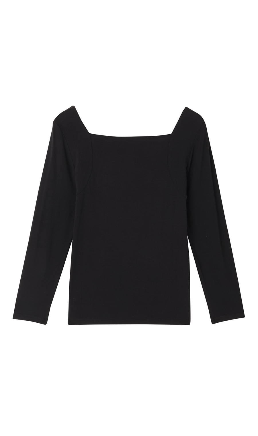 ■8分袖インナー【Atsugi】【WEB限定】 ブラック M