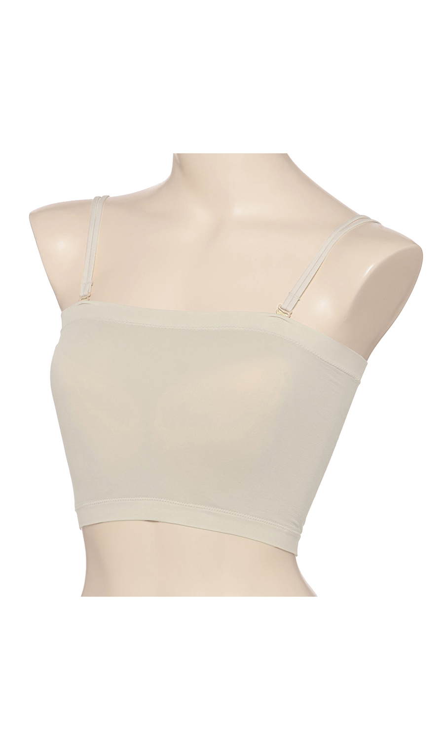 ■カップ付チューブトップ【Atsugi】【WEB限定】 グレージュ M