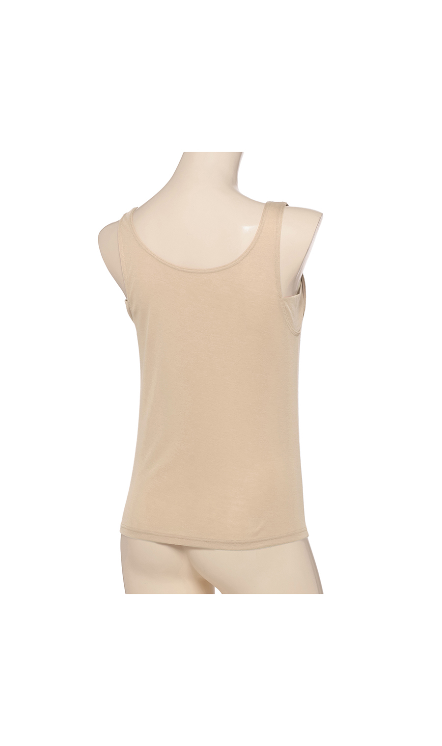 ■脇汗パッド付タンクトップ【Atsugi】【WEB限定】 ベージュ M