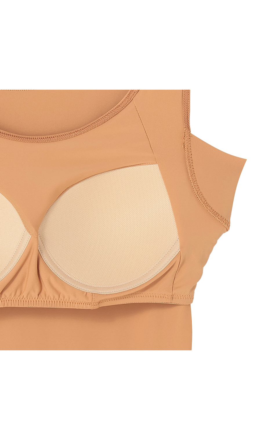 ■透けにくいブラトップ【Atsugi】【WEB限定】 オレンジ M