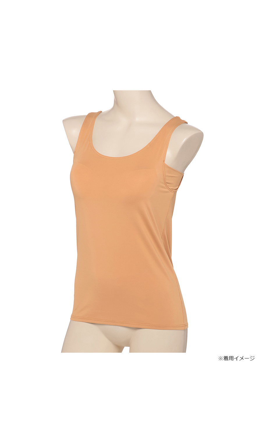 ■透けにくいブラトップ【Atsugi】【WEB限定】 ベージュ M