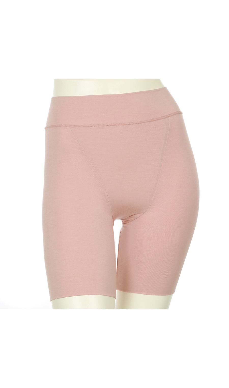 ■なめらかナイトショーツ【3分丈】【Atsugi】【WEB限定】 ピンク M