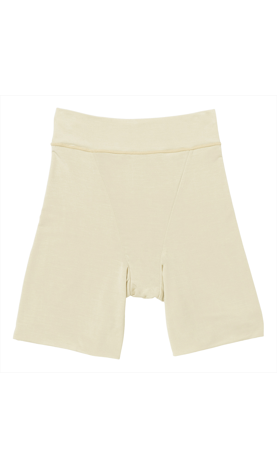 ■なめらかナイトショーツ【3分丈】【Atsugi】【WEB限定】 ベージュ M