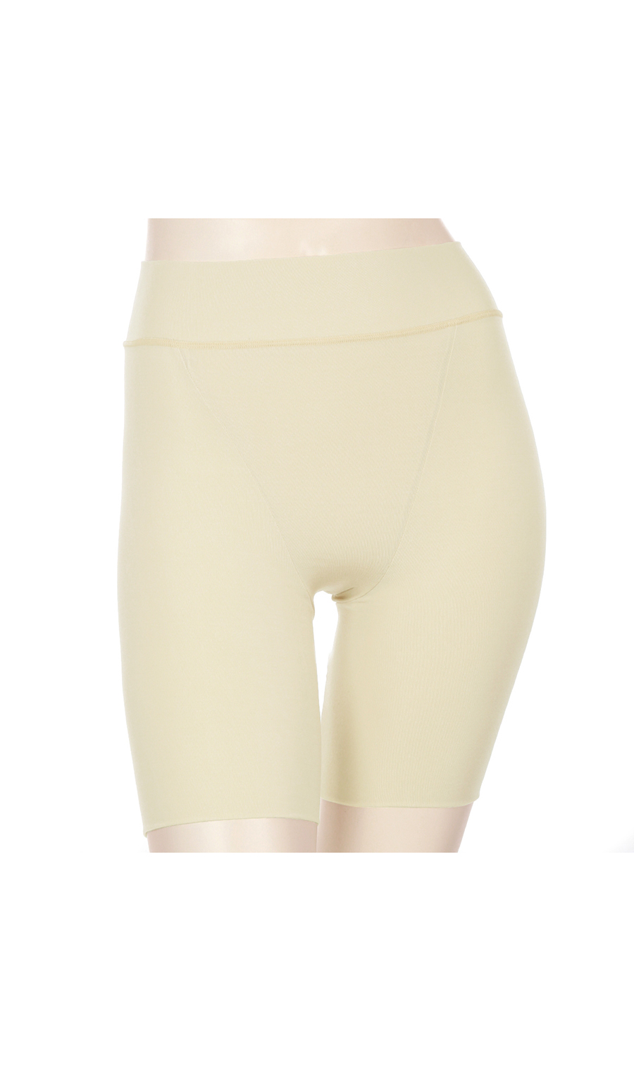 ■なめらかナイトショーツ【3分丈】【Atsugi】【WEB限定】 ベージュ M