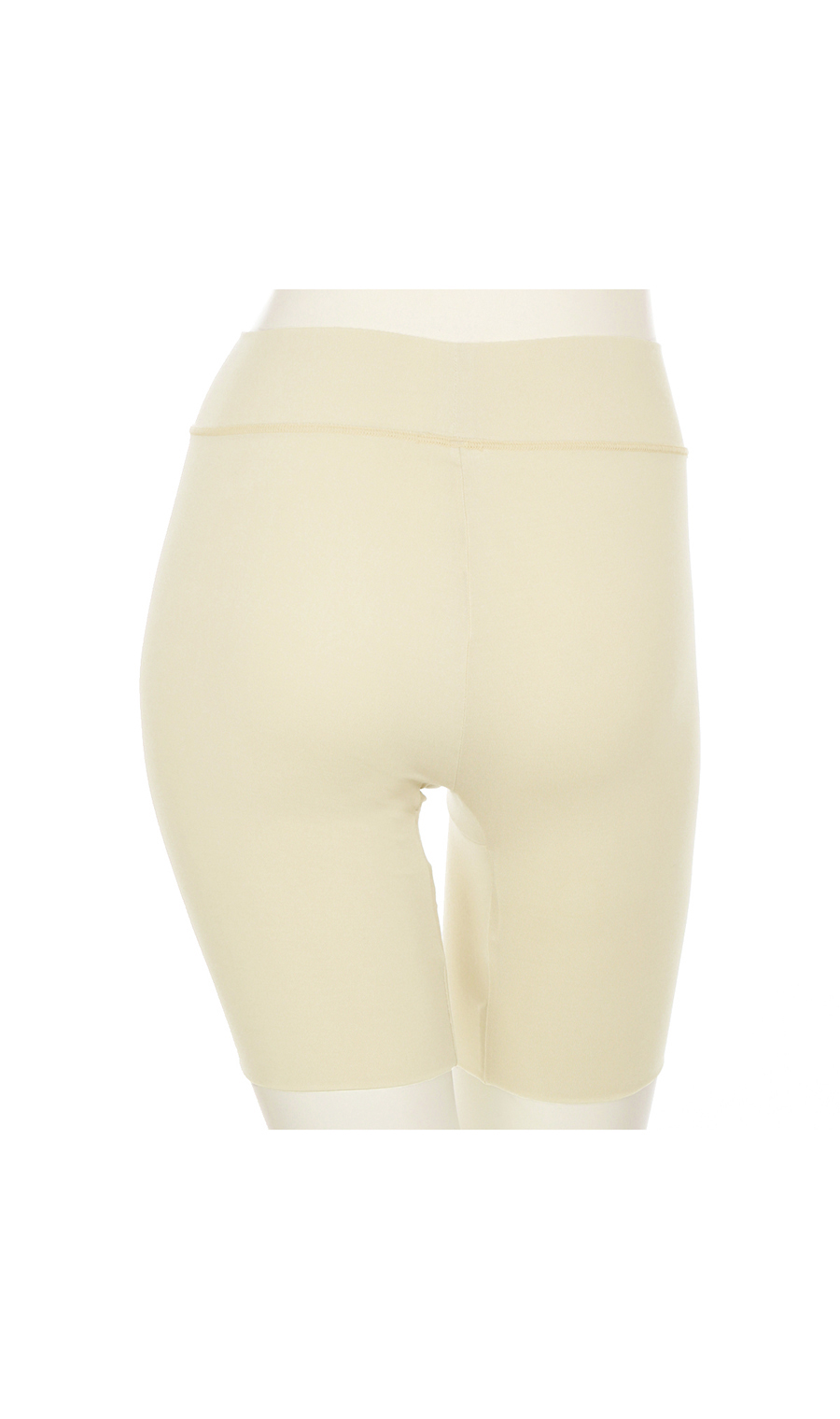 ■なめらかナイトショーツ【3分丈】【Atsugi】【WEB限定】 ベージュ M