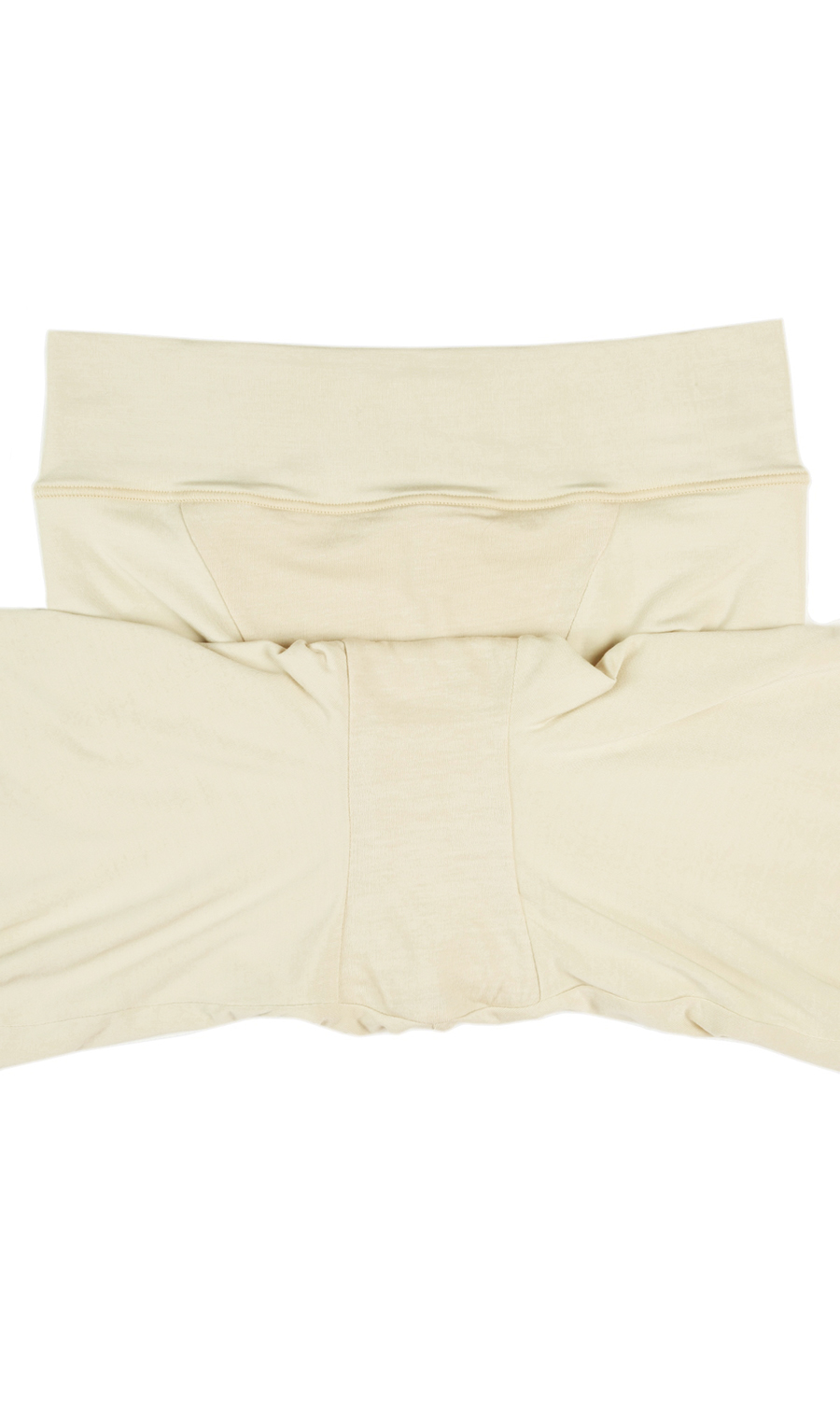 ■なめらかナイトショーツ【3分丈】【Atsugi】【WEB限定】 ベージュ M