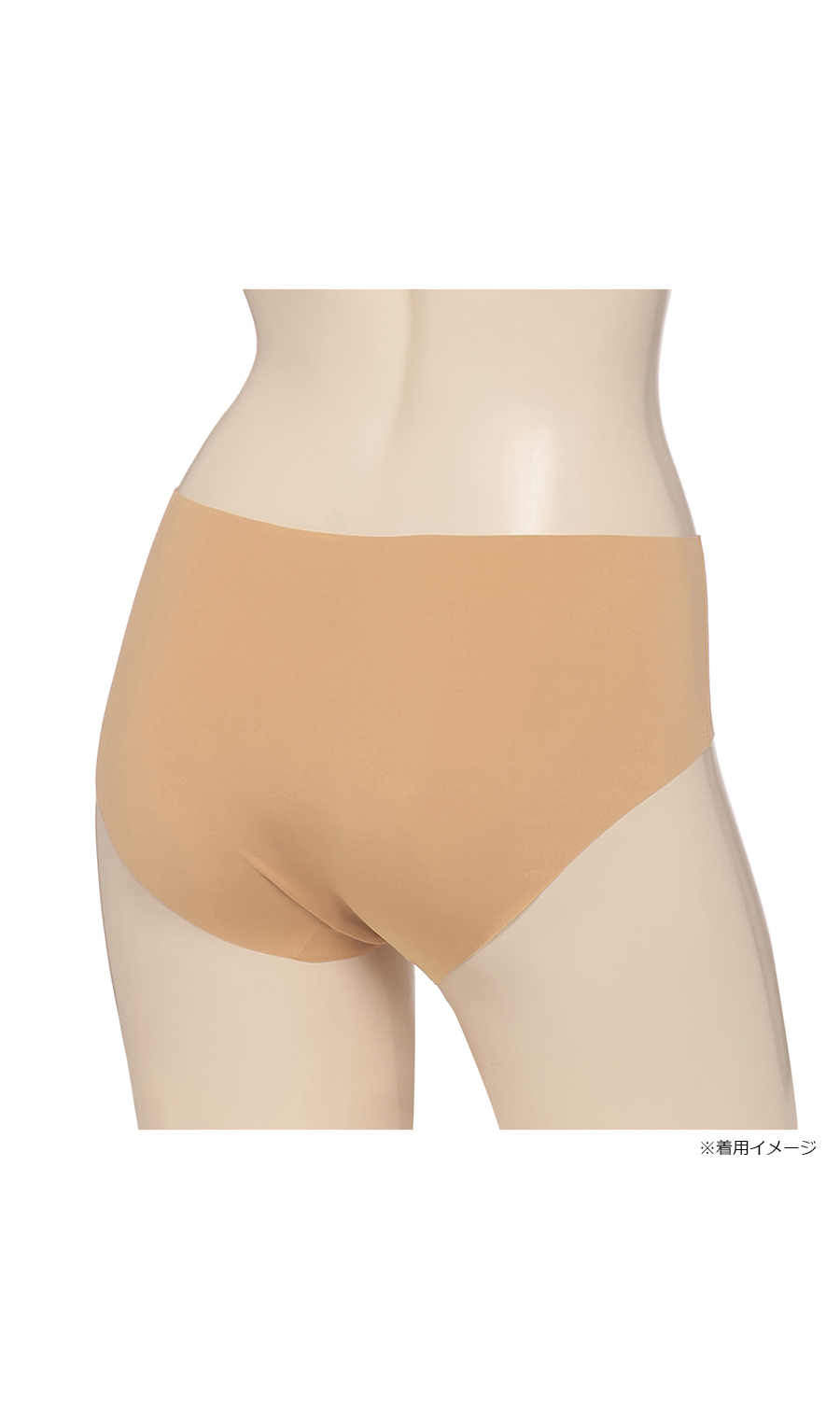 ■透けにくくひびきにくいショーツ【Atsugi】【WEB限定】 ベージュ M