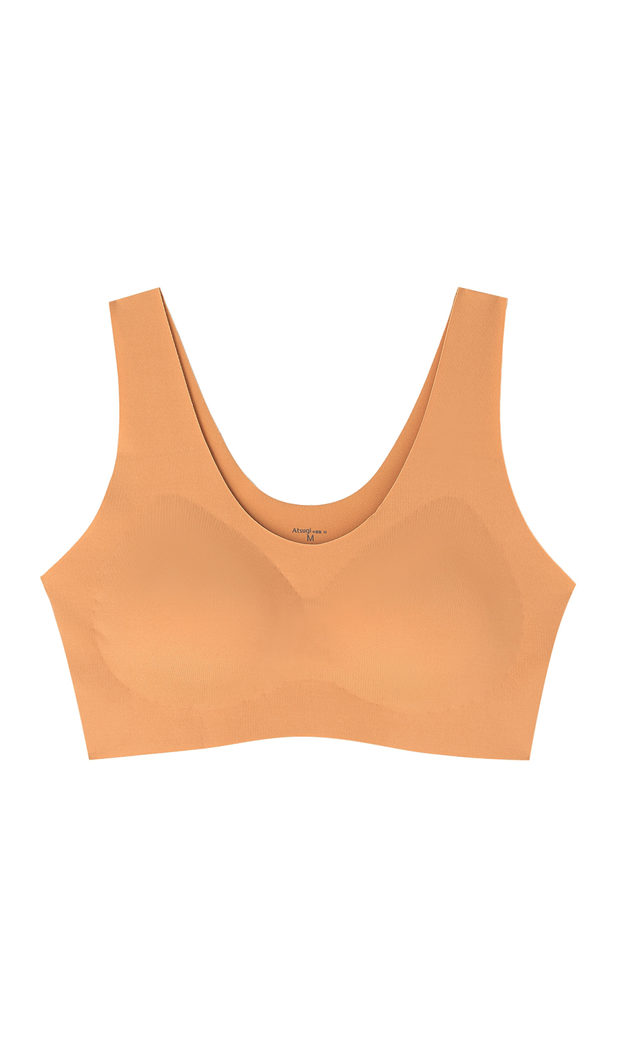 ■透けにくくひびきにくいハーフトップ【Atsugi】【WEB限定】 オレンジ M