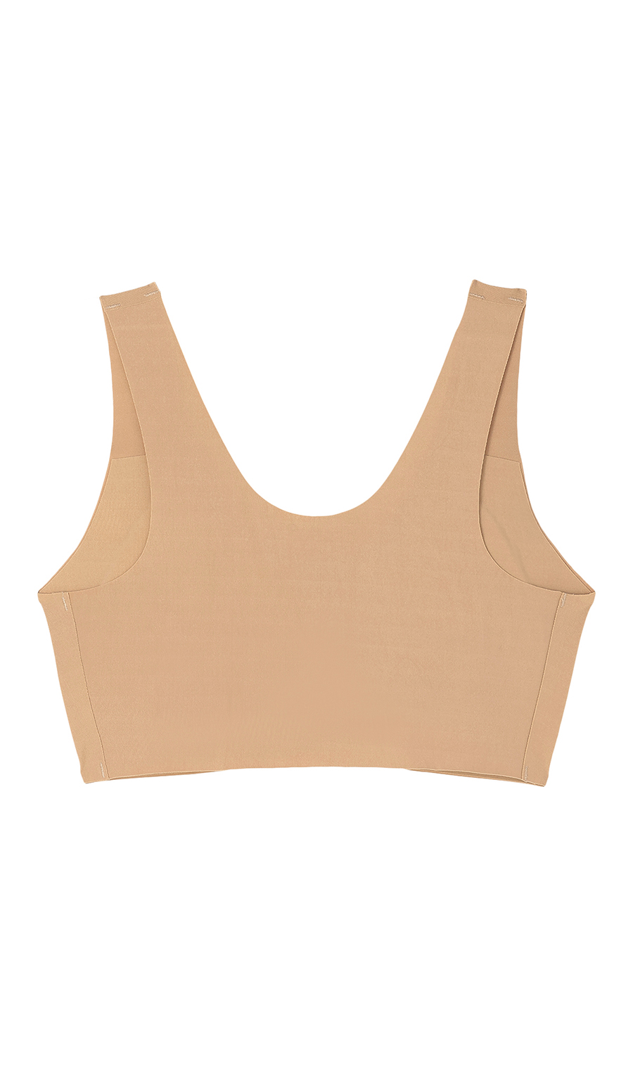 ■透けにくくひびきにくいハーフトップ【Atsugi】【WEB限定】 ブラウン M