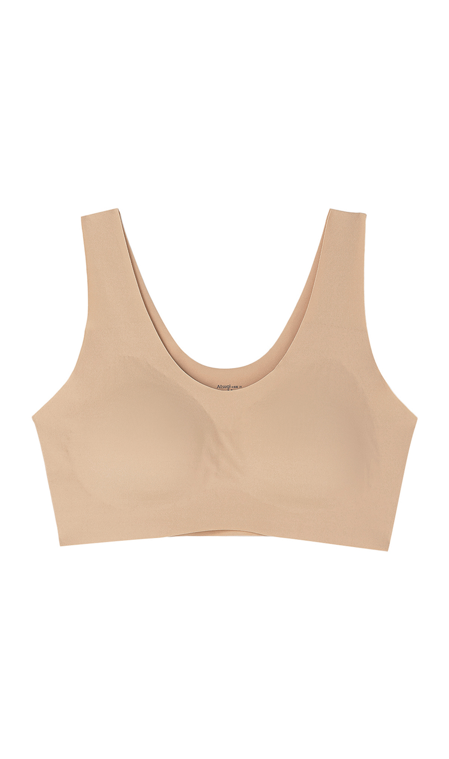 ■透けにくくひびきにくいハーフトップ【Atsugi】【WEB限定】 ベージュ M