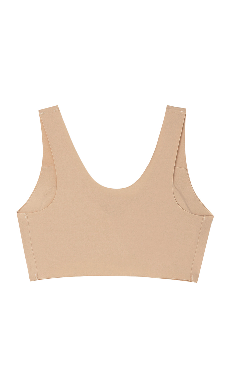 ■透けにくくひびきにくいハーフトップ【Atsugi】【WEB限定】 ベージュ M