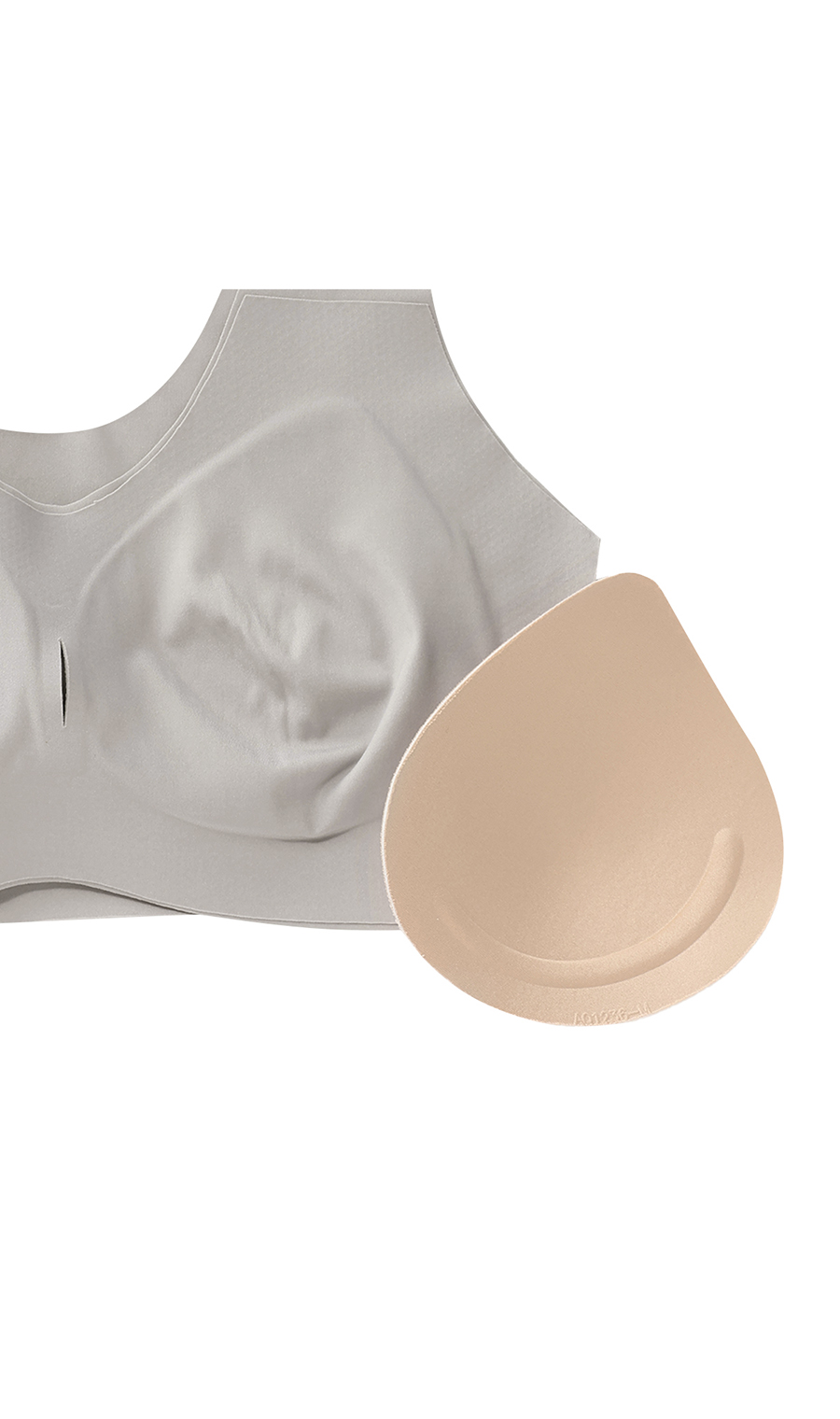 ■ひびきにくいハーフトップ【Atsugi】【WEB限定】 グレー M