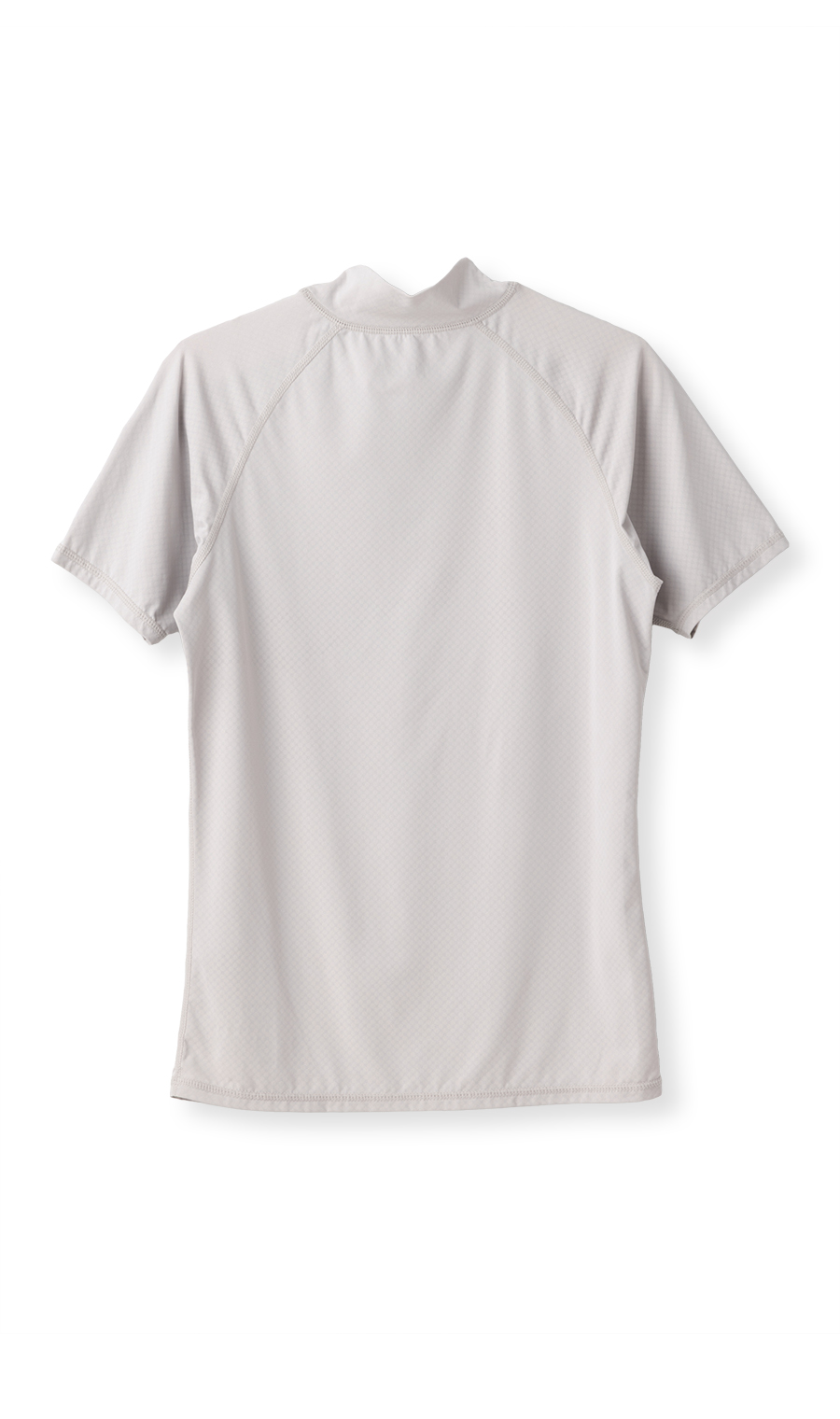 半袖モックネックTシャツ【レディース】【SHIELDE】【WEB限定】 ライトグレー M