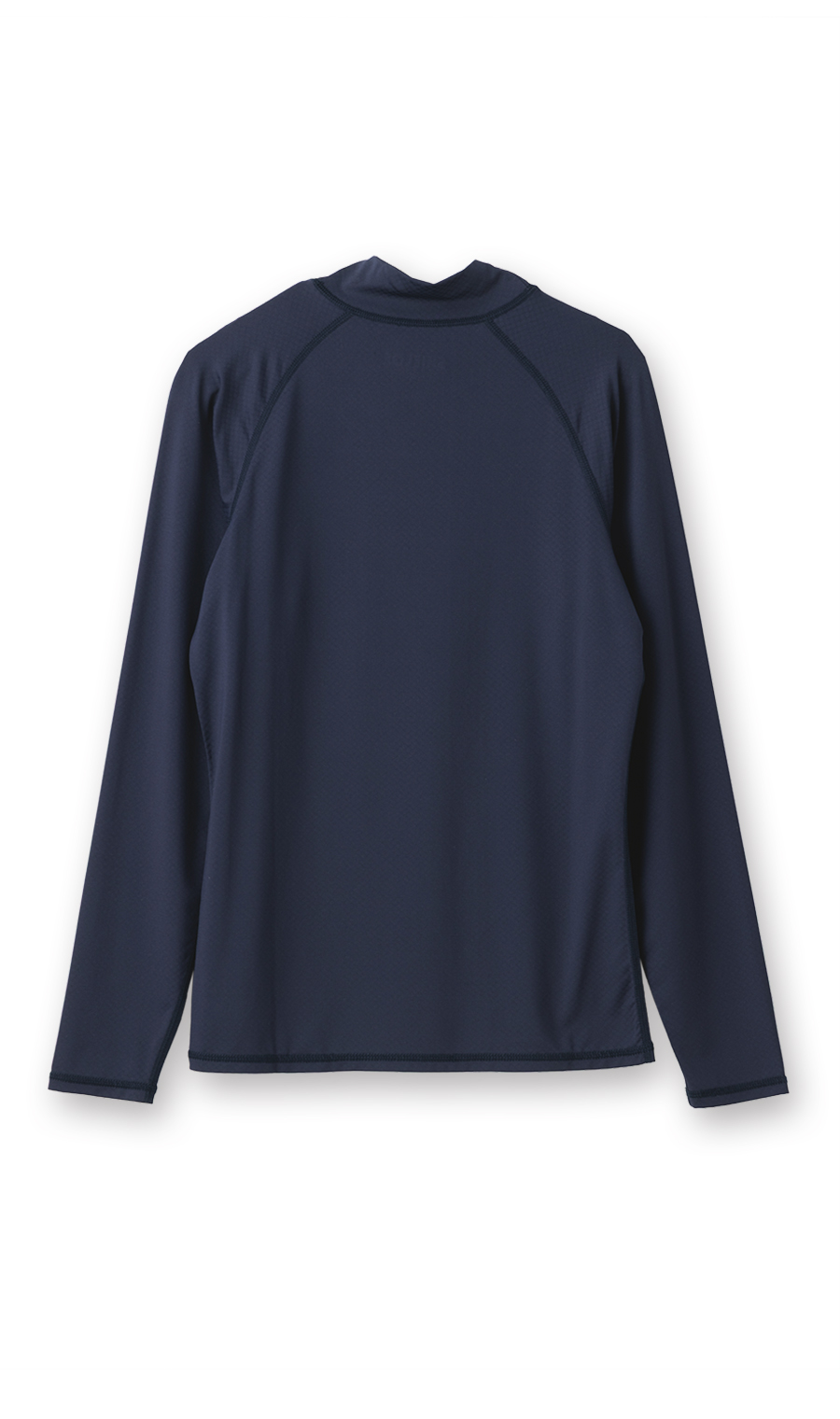 長袖モックネックTシャツ【レディース】【SHIELDE】【WEB限定】 ネイビー M
