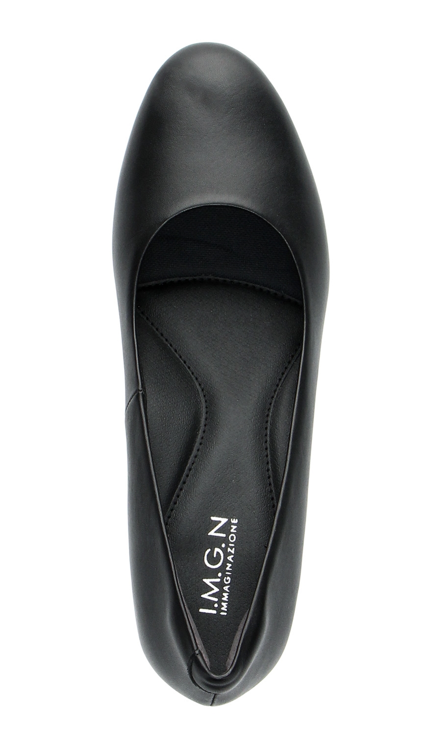 【訳アリ商品】ラウンドトゥパンプス【4E】 ブラック 21.0cm