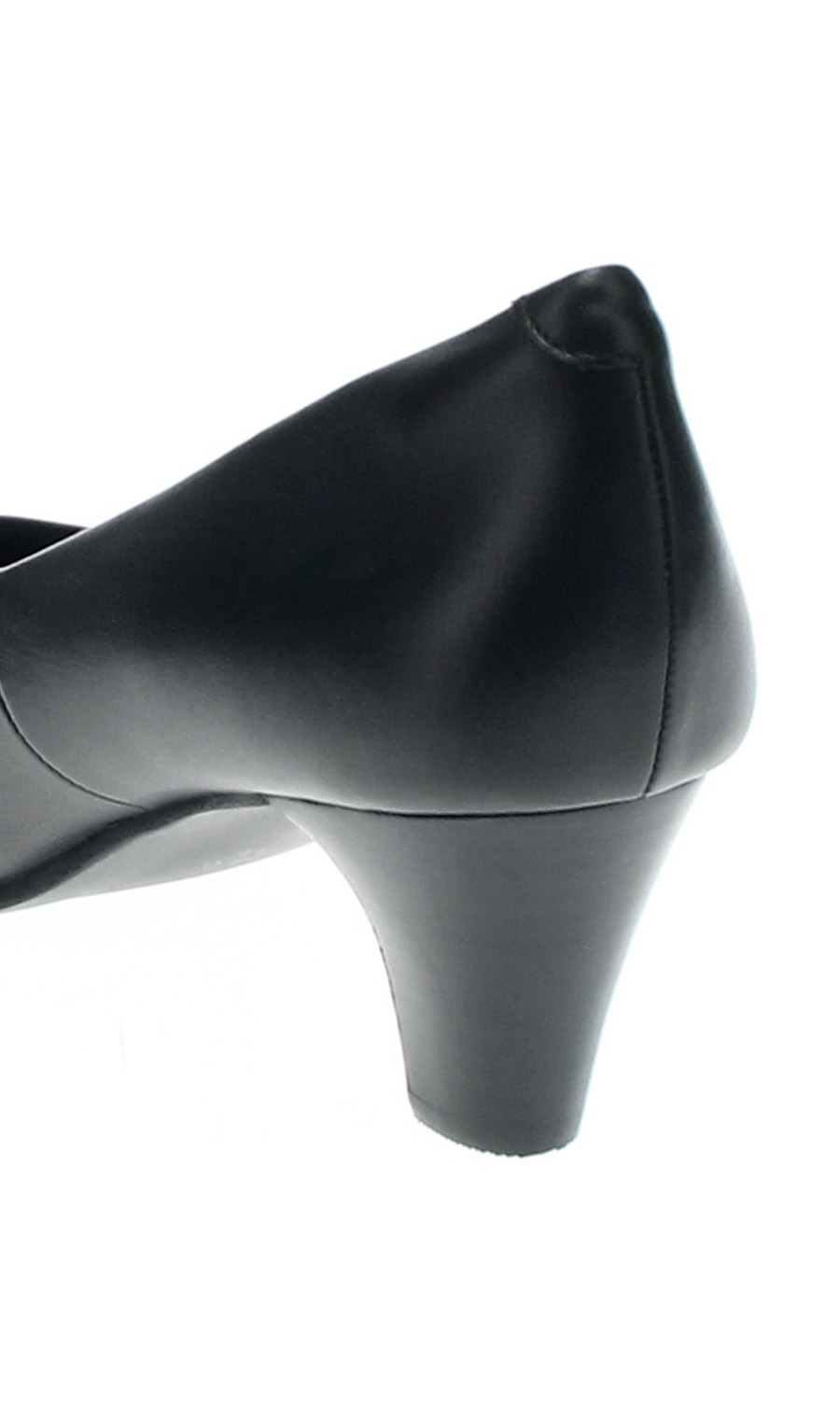 【訳アリ商品】ラウンドトゥパンプス【4E】 ブラック 21.0cm